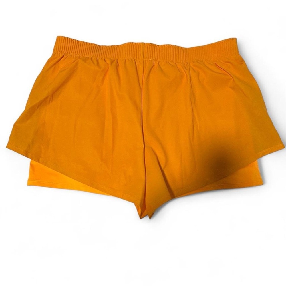Vintage Nike Challenge Court slam Agassi Tennis Shorts Bright Orange - Picture 2 of 3